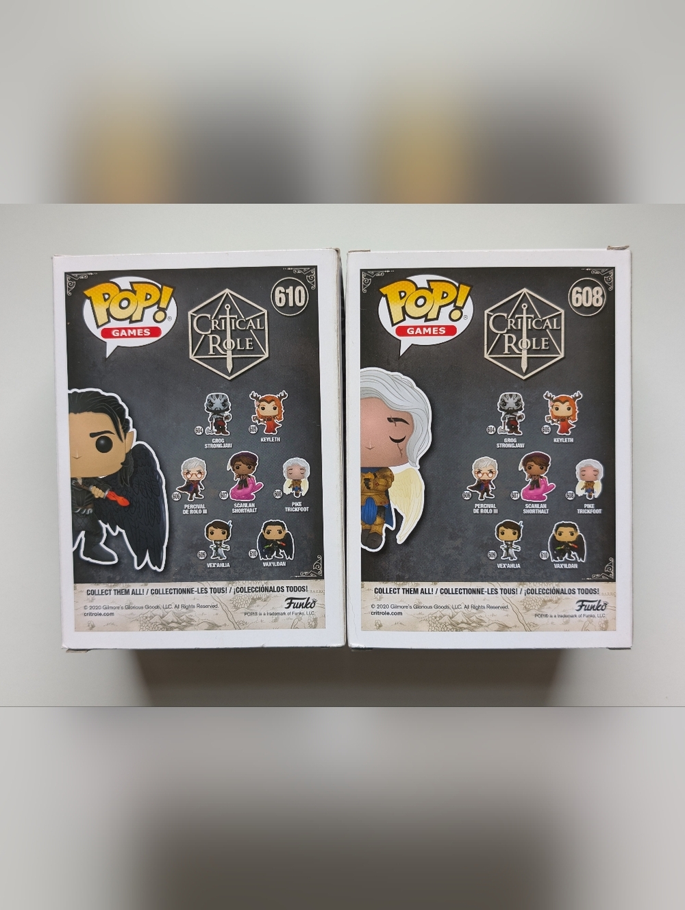 Funko Pop! Critical Role Vax'ildan & Pike Trickfoot Vinyl Figures Duo - Picture 4 of 6